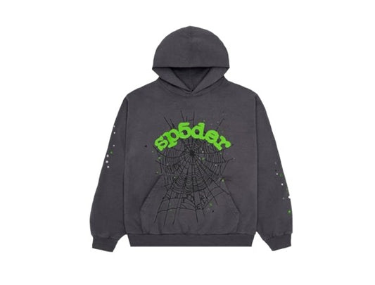 Grey Web Hoodie