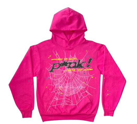 Pink Web Hoodie